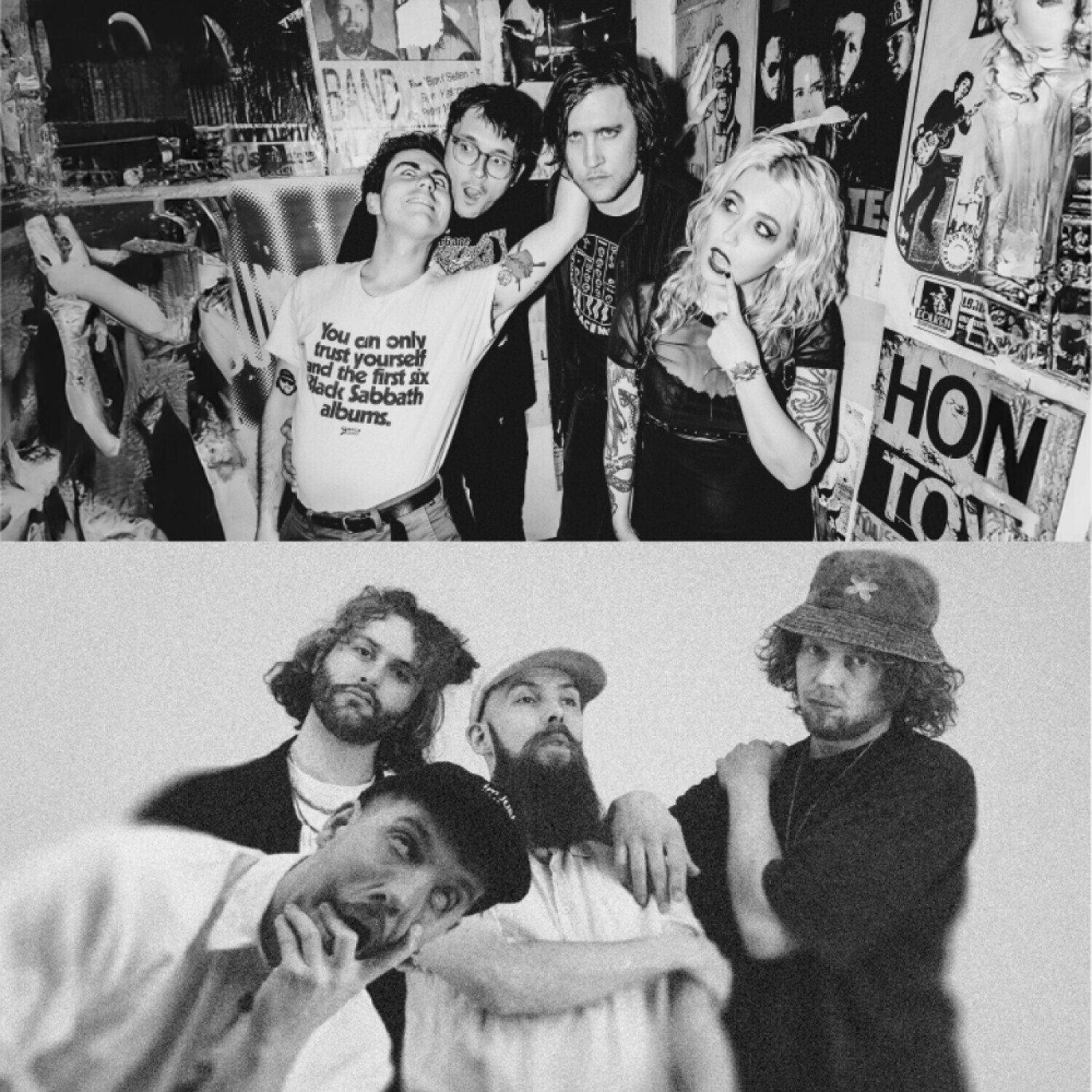 Frankie and the witch fingers + Wasted youth club + Meat Shirt