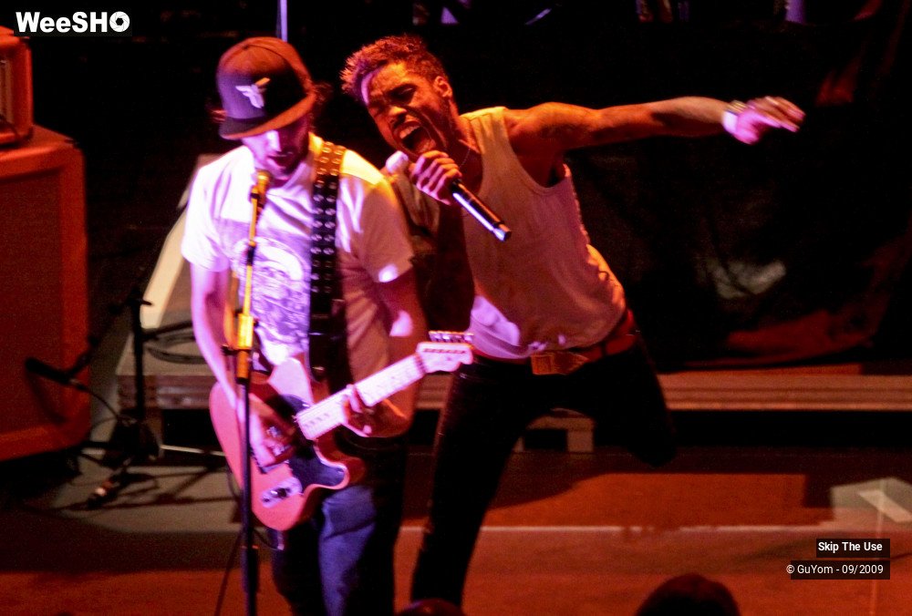 23/47 photos du spectacle Skip The Use vu d'en haut