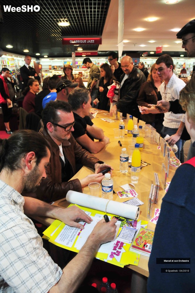 6/21 photos du spectacle Marcel & son Orchestre dédicaces