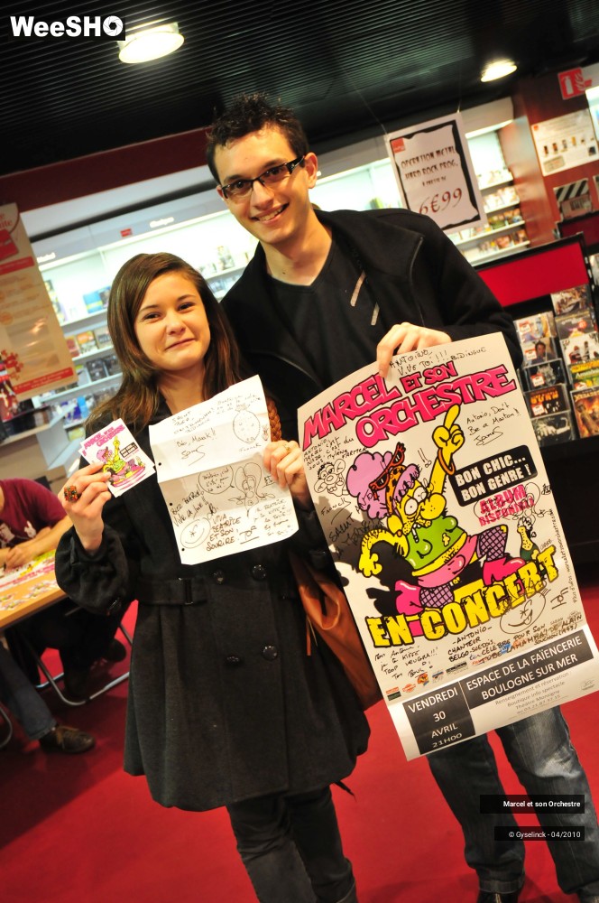 7/21 photos du spectacle Marcel & son Orchestre dédicaces