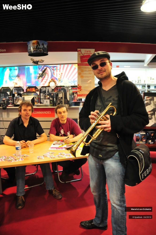 10/21 photos du spectacle Marcel & son Orchestre dédicaces