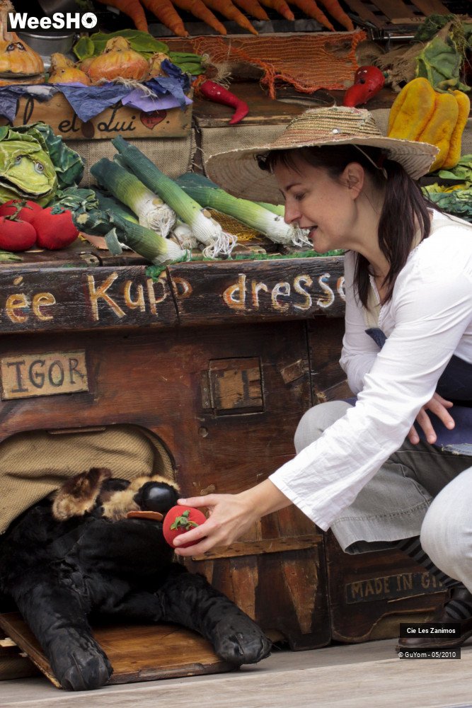 2/29 photos du spectacle Andrée Kupp, dresseuse de Légumes