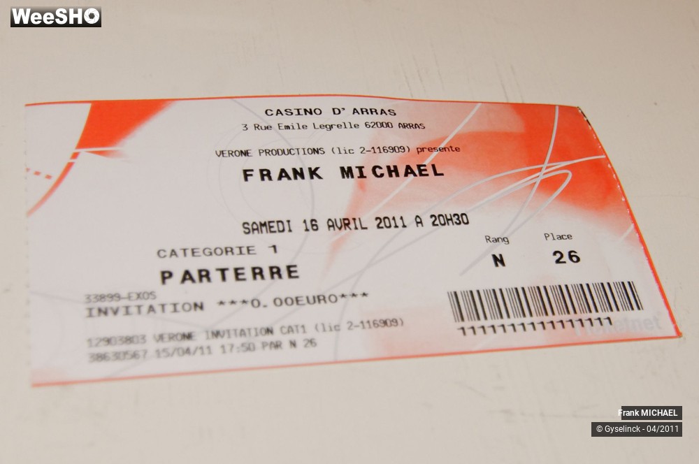 37/38 photos du spectacle Frank MICHAEL