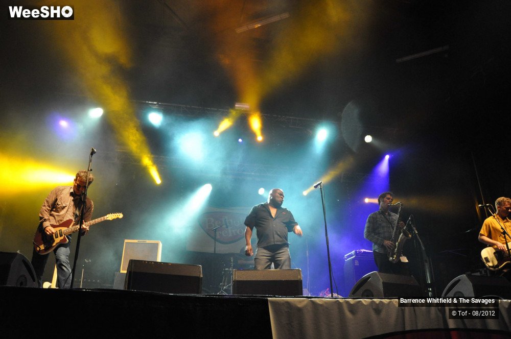 4/26 photos du spectacle Barrence Whitfield & The Savages  