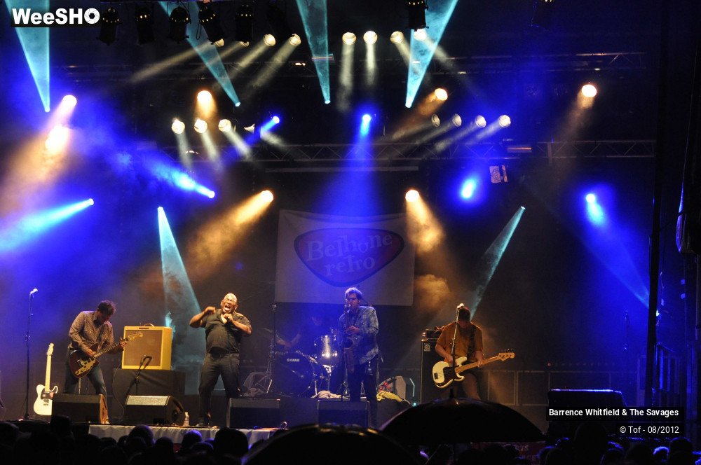 7/26 photos du spectacle Barrence Whitfield & The Savages  