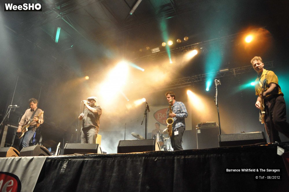 8/26 photos du spectacle Barrence Whitfield & The Savages  