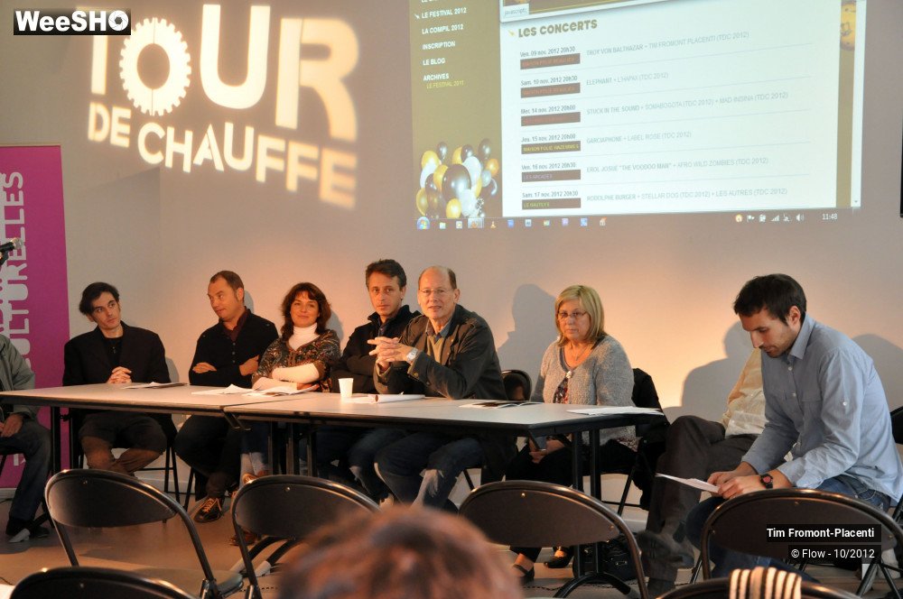 4/11 photos du spectacle Conférence de presse Tour de chauffe 2012