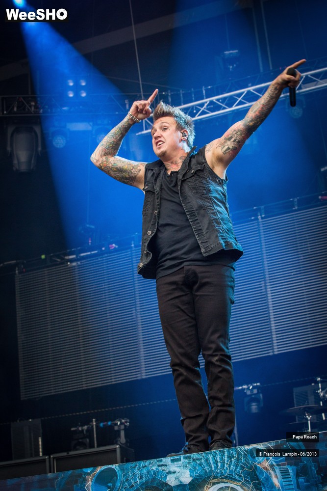 6/17 photos du spectacle Papa Roach