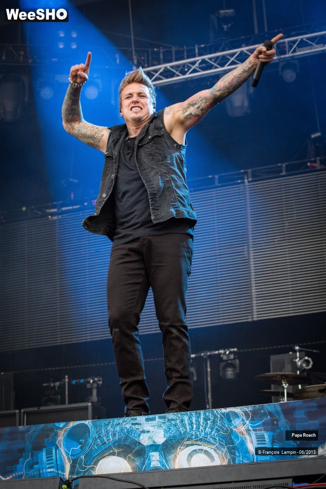 8/17 photos du spectacle Papa Roach