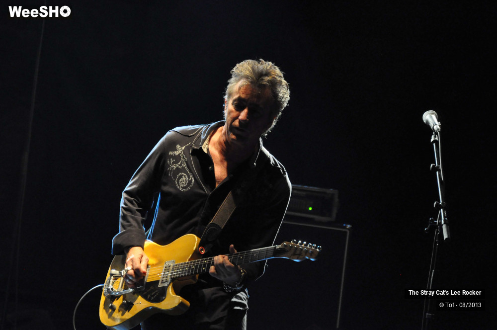10/49 photos du spectacle The Stray Cat's Lee Rocker