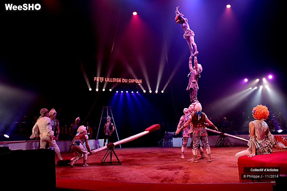 6/19 photos du spectacle Fête lilloise du cirque 2014