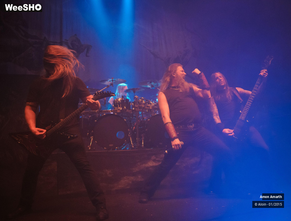 4/15 photos du spectacle Amon amarth