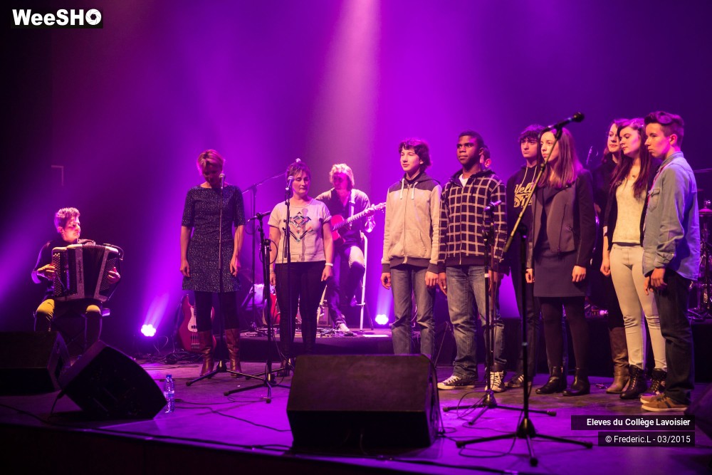 3/21 photos du spectacle L'autre Côté avec les éléves du collège Lavoisier