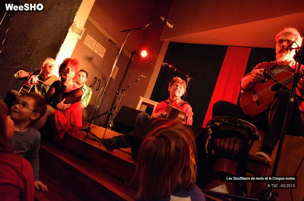 6/17 photos du spectacle Les Souffleurs de mots et le Croque Notes