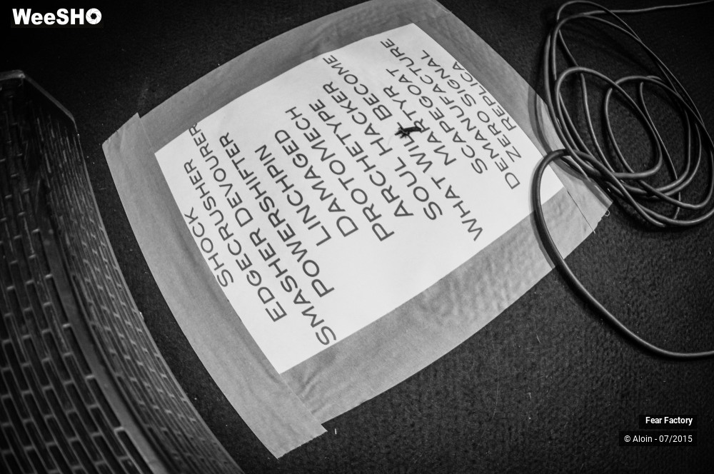 9/17 photos du spectacle Fear Factory
