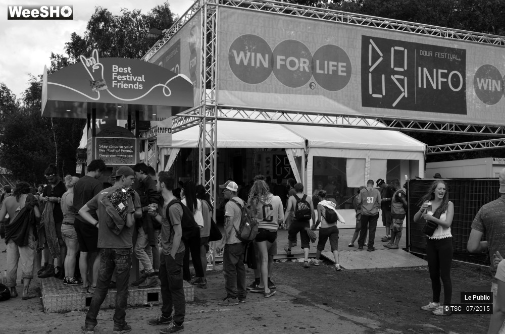 12/44 photos du spectacle Ambiance Festival de Dour 2015 Jour 5