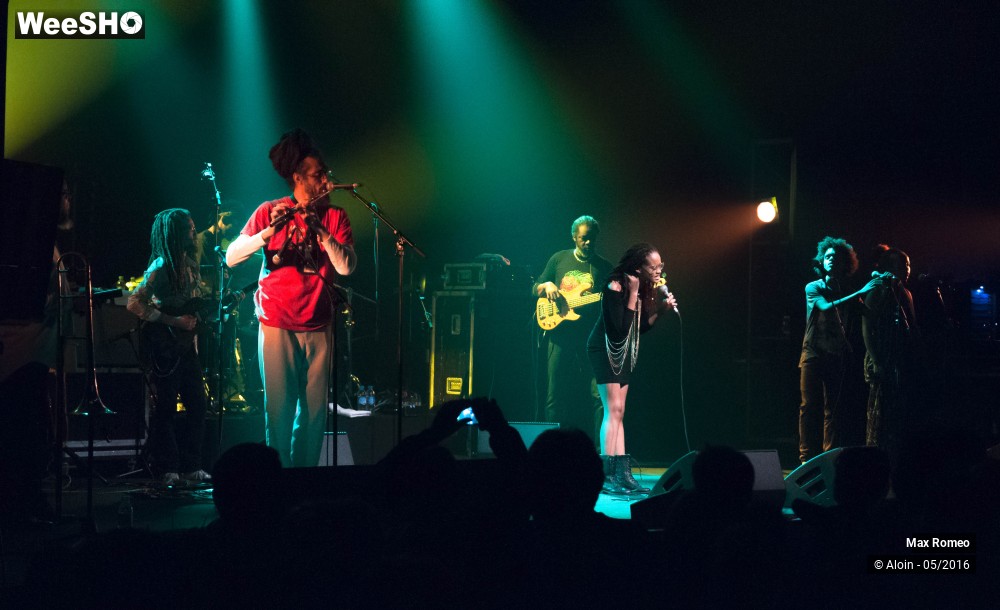19/25 photos du spectacle Max Romeo feat. Xana Romeo and Rominal (Jamaica)
