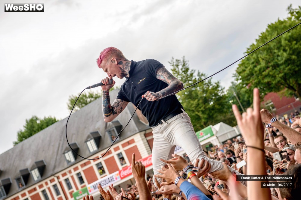10/14 photos du spectacle Frank Carter & The Rattlesnakes