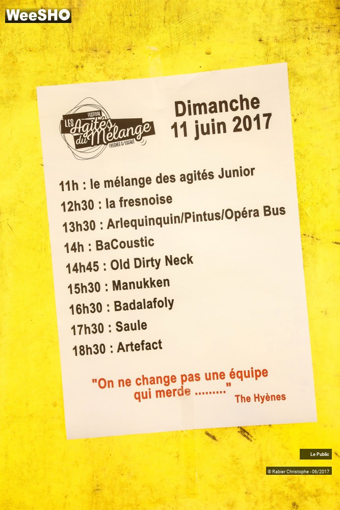 6/43 photos du spectacle Ambiance au Festival Les Agites du Melange 2017