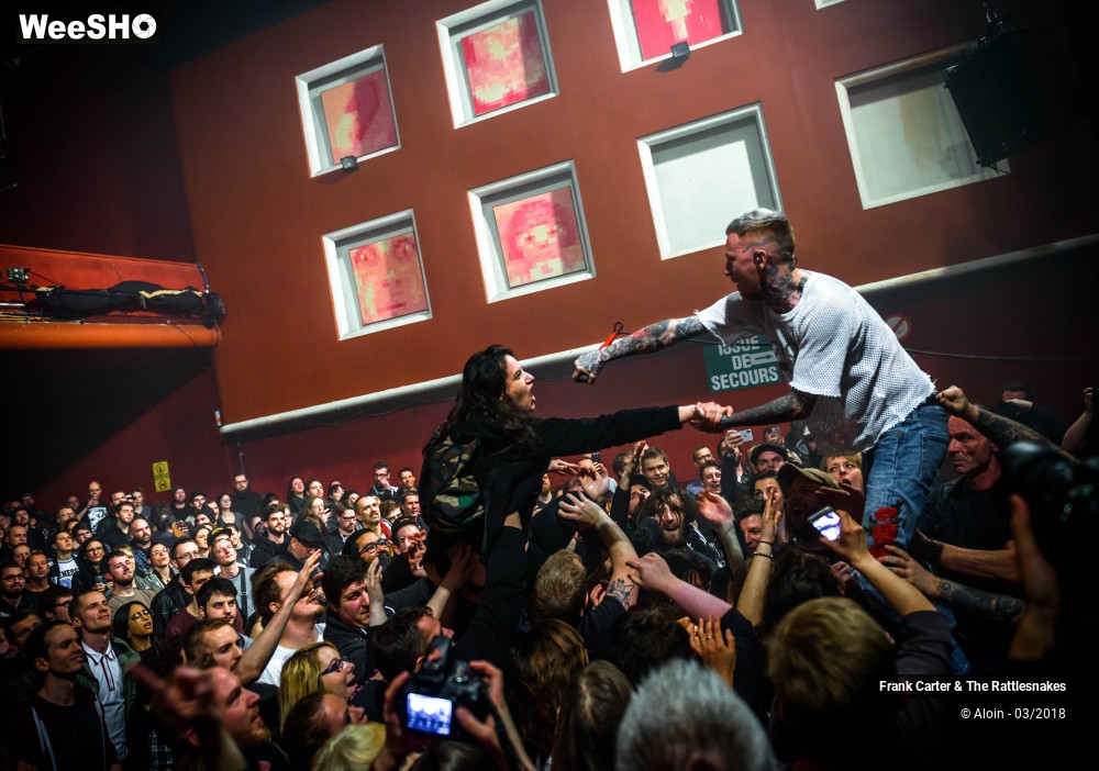 1/11 photos du spectacle Frank Carter & the Rattlesnakes