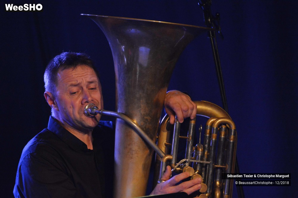 21/25 photos du spectacle Sébastien Texier & Christophe Marguet " For travellers Only "