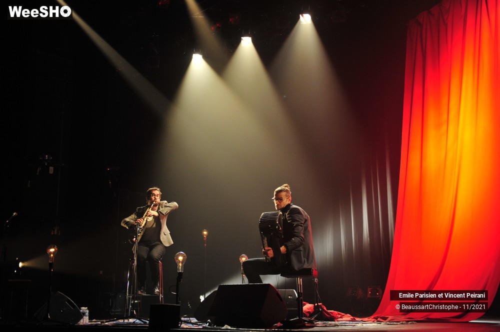 3/30 photos du spectacle Emile Parisien et Vincent Peirani