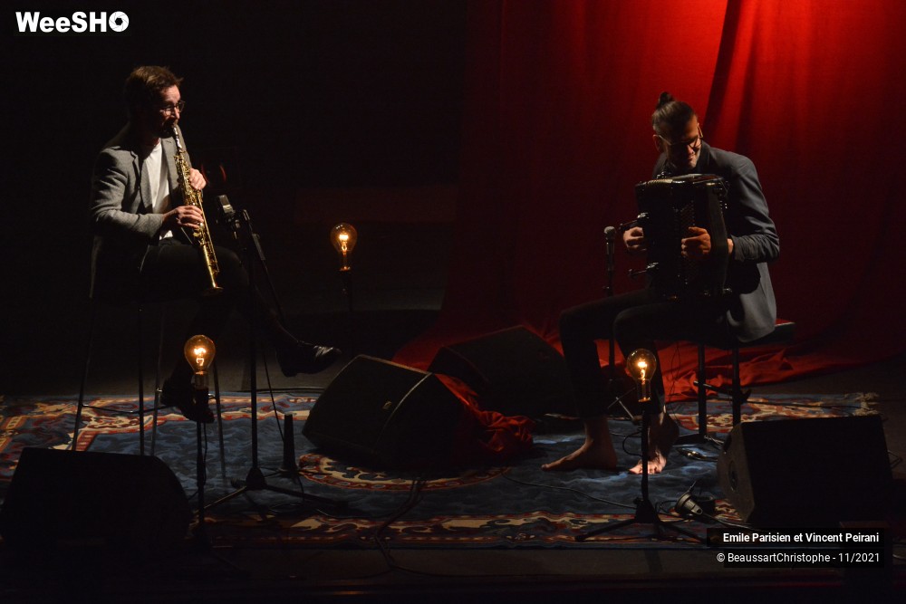 18/30 photos du spectacle Emile Parisien et Vincent Peirani