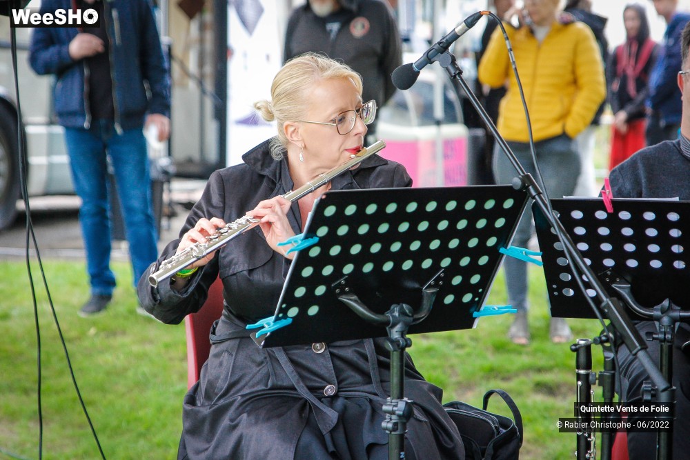 7/19 photos du spectacle Quintette Vents de Folie