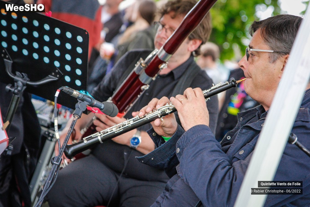 8/19 photos du spectacle Quintette Vents de Folie